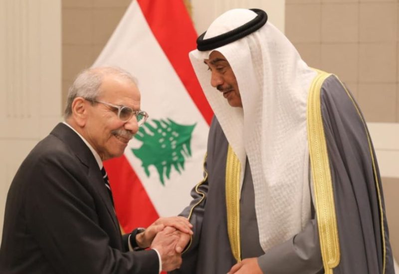 من لقاء رئيس الحكومة نواف سلام وولي عهد الكويت الشيخ صباح خالد الحمد الصباح