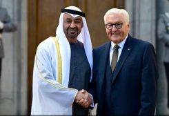 رئيس ألمانيا يستقبل الشيخ محمد بن زايد