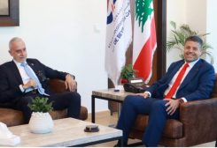 رئيس مجلس إدارة مرفأ بيروت مروان النفّي ورئيس مجلس إدارة مرفأ طرابلس إسكندر بندلي
