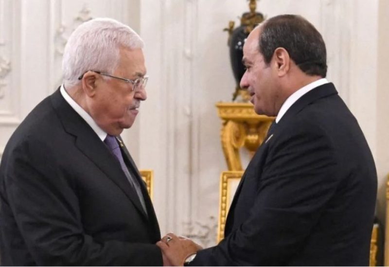 الرئيس المصري عبد الفتاح السيسي يلتقي الرئيس الفلسطيني محمود عباس