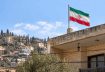 العلم الإيراني الذي رفع في حومين الفوقا