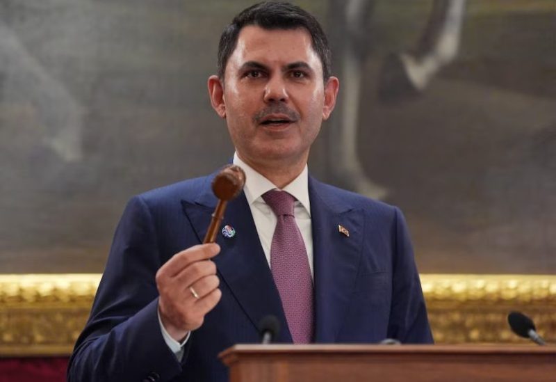 رئيس مؤتمر الأمم المتحدة المعني بتغير المناخ (كوب31) وزير البيئة والتطوير العمراني التركي مراد قوروم . رويترز