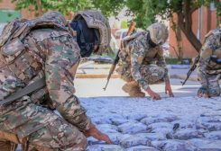 قوات حرس الحدود في السورية تحبط عمليتي تهريب كمية من المواد المخدرة والكريستال والحشيش قادمة من لبنان