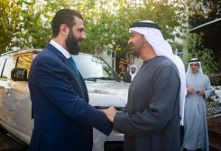 الرئيس السوري أحمد الشرع التقى في أبوظبي رئيس دولة الإمارات الشيخ محمد بن زايد آل نهيان