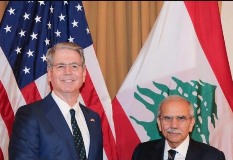 الرئيس نواف سلام يبحث مع وزير الخزانة الأميركي دعم الإصلاح والتعافي الاقتصادي